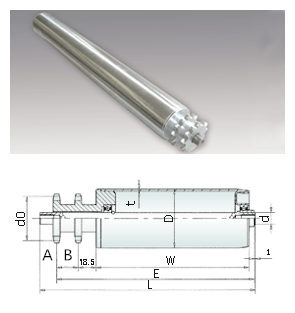 钢制双链传动辊筒15